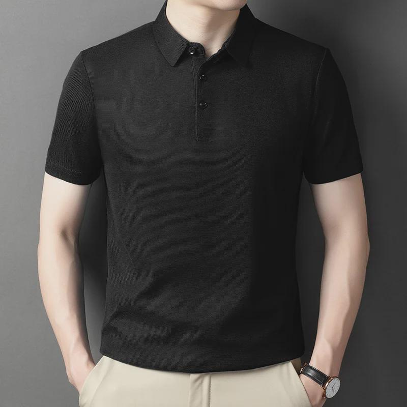 Men's Premium Summer Waffle Knit Polo Shirt