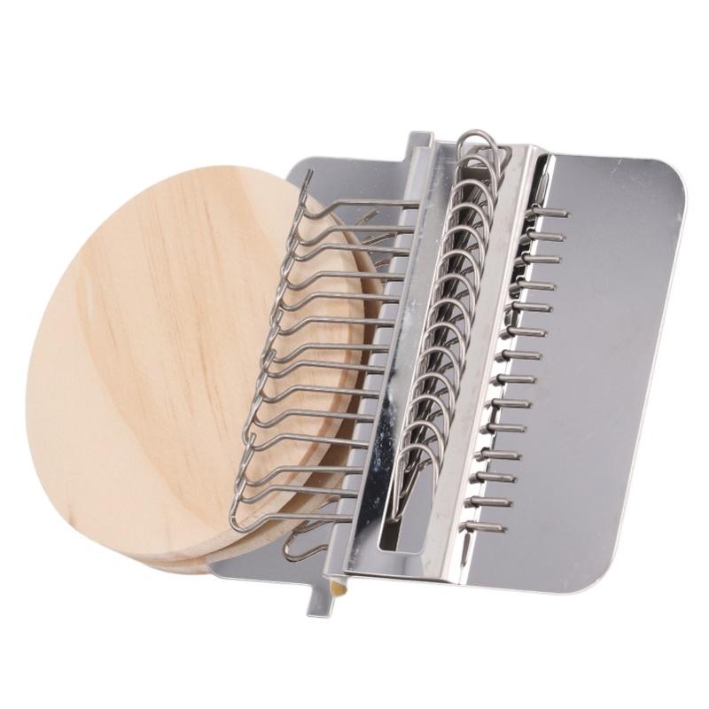 Darning Loom Weave Tool Small Weaving Loom Kit With 14 Hooks 1 Needle For Hand Knitting DIY Crafts