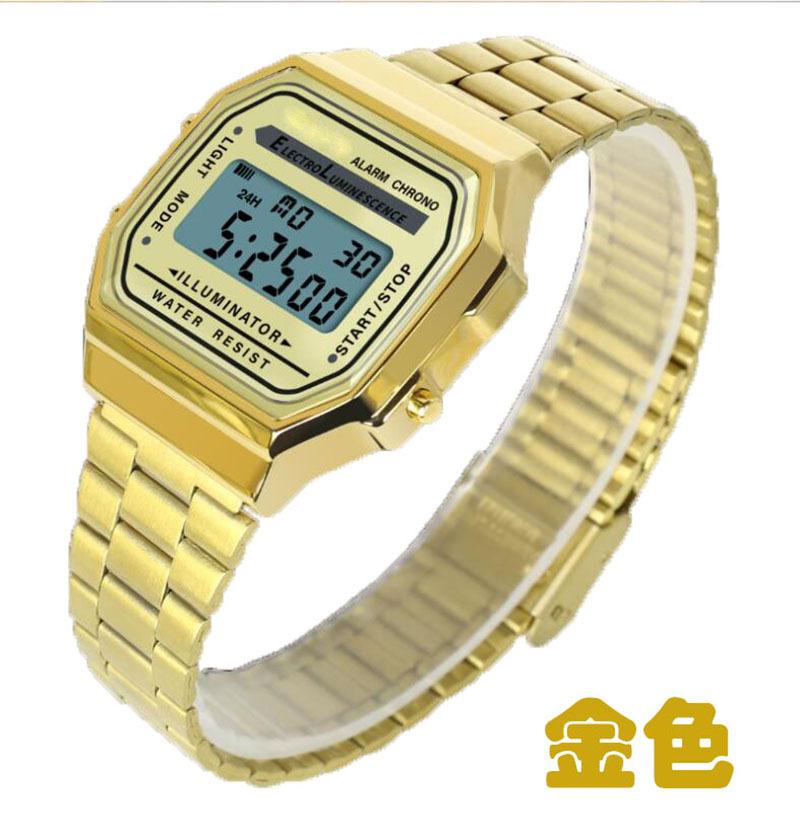 Orologio Quadrato Piccolo A168Wa Orologio Elettronico Quadrato Orologio Elettronico Impermeabile Luminoso Orologio Elettronico per Studenti