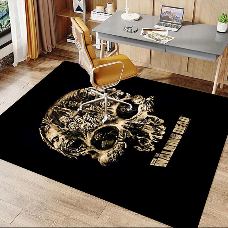 1pc walking dead skull Carpet, Office Rug Outdoor Mat Home Decor Area Carpet Festival