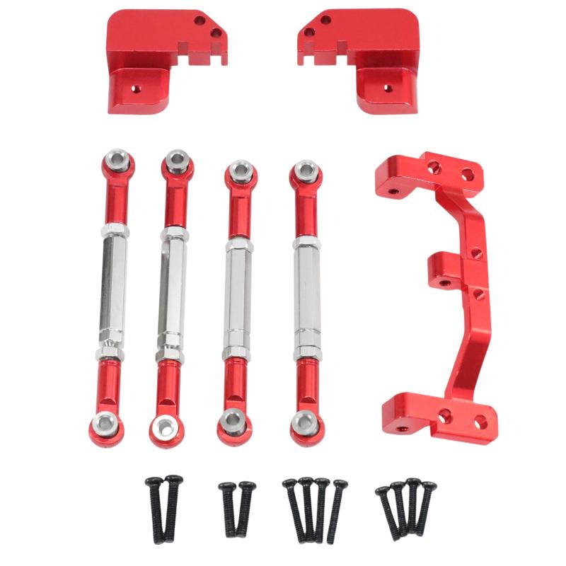 MN82 Series RC Cars Model Upgrade Parts Rear Axle 4-Link Conversion Bracket Set For LC79 RC Pickup Truck Modification Accessory