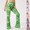 Fashion Export 2024 Personality Super Hot Beautiful Spring and Summer New Arrival Women's Water Ripple Yoga Casual Pants Bell-Bottom Pants