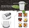 Stainless Steel Tea Infuser Mesh Filters Tea Strainer with Folding Handle Lid Hanging On Teapots Mug Cup To Steep Tea Coffee New