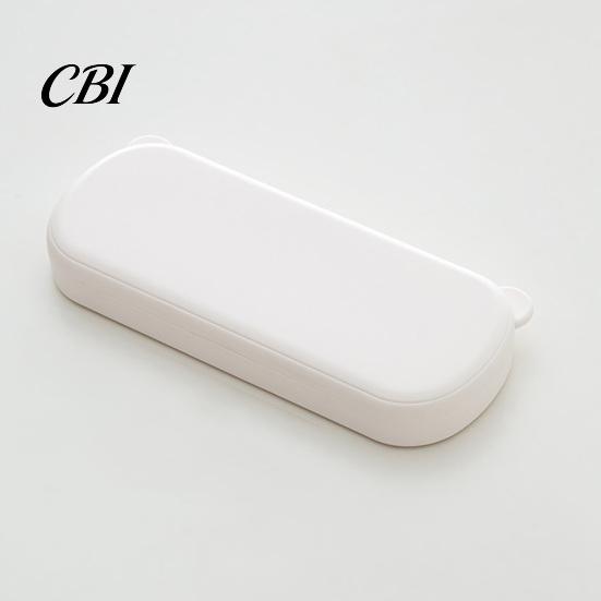 Compartment Pencil Holder Large Capacity Case with Compartments, Macaron Color Plastic Stationery Storage Box Box, Portable Student Pen Bag for School