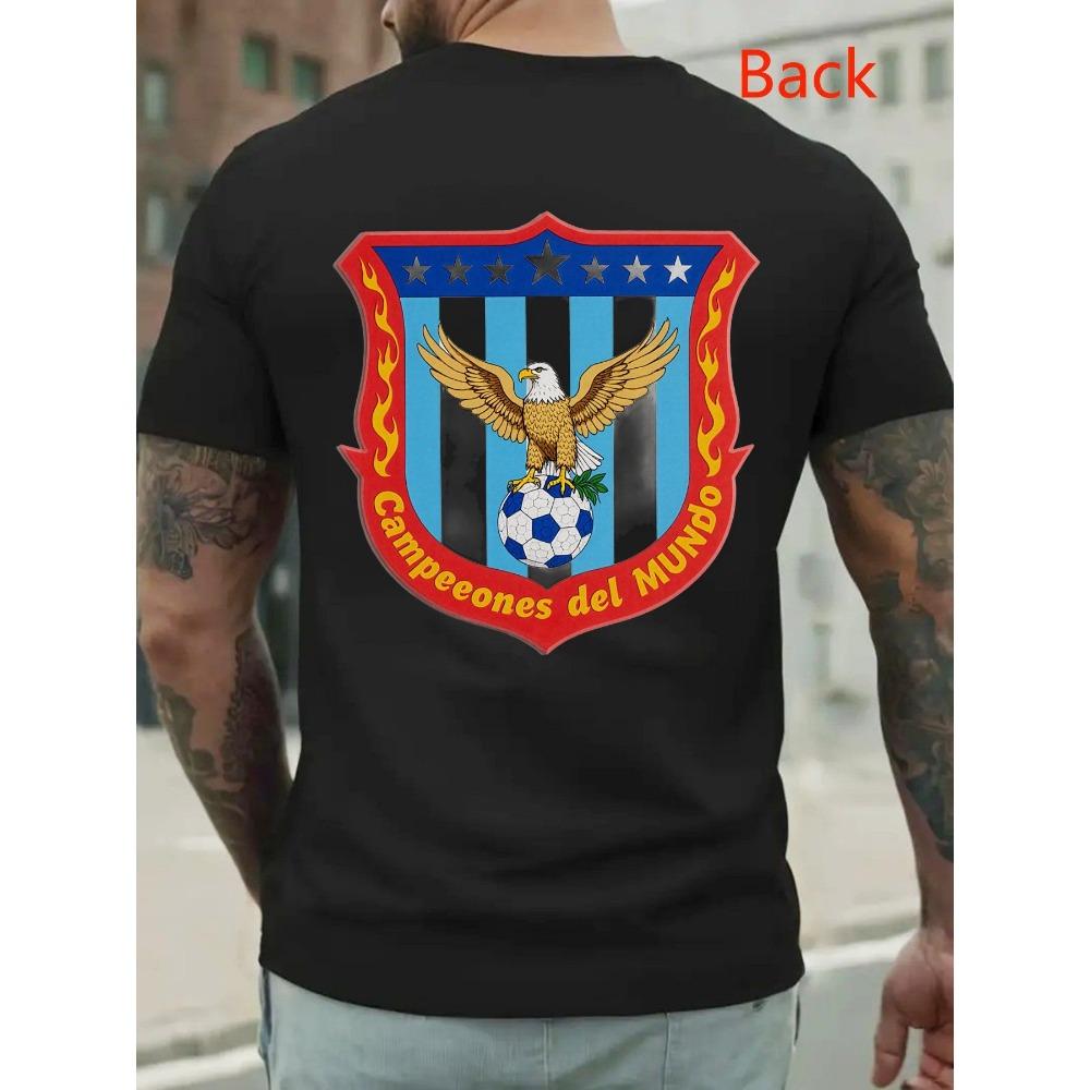 Men'S FIFA Gray T-Shirt | Made from 100% Comfortable Fabric, Ideal for Casual Wear, Features World Champions Emblem