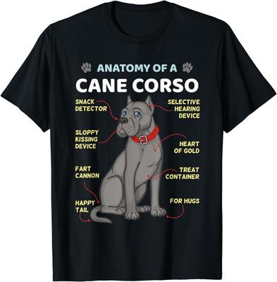 Anatomy Of Cane Corso Italian Mastiff Dog Owner Gift Unisex T-Shirt