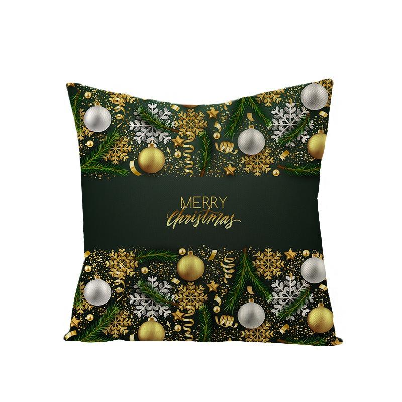 Husa de perna din bumbac in 45*45 Fata de perna de Craciun Perne de canapea Fete de perna Fete de perna Decor pentru casa