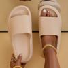 Fashion Thick Platform Cloud Slippers Women Comfort Soft Sole Eva Home Slides Non Slip Bathroom Shoes Woman 2025 Summer Beach Flip Flops