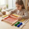 Durable Wooden Wooden Weaving Loom Detachable Mini Hand-Knitting Machine Lightweight Yarn Knitting Tools Desktop Craft