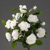 Centerpieces Faux Bouquet Fake Plants Home Decor Artificial Flowers Table Arrangement Fake Gardenia