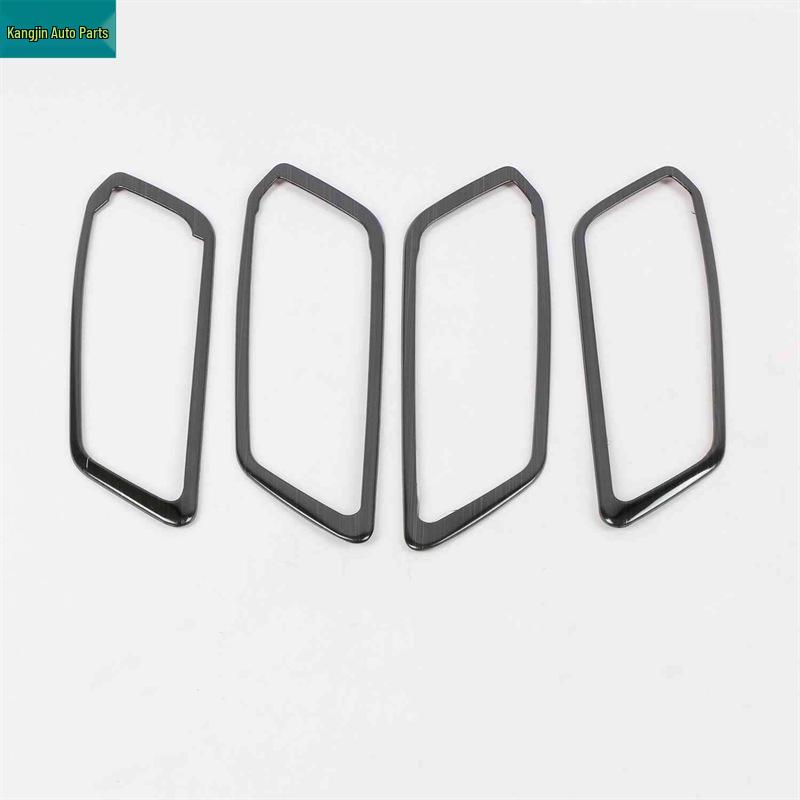 Black Titanium Brushed Interior for BMW 3 Series (G20): Window Lifter, Headlight Control, Pull Handle