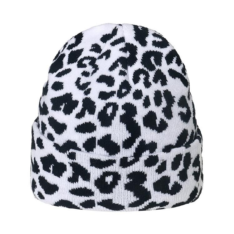Halloween Knitting Cow Pattern Soft Unisex Hat Adult Outdoors for Ski Cycling
