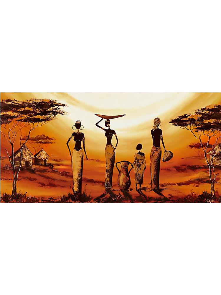 

Абстрактная африканская черная женщина, картина маслом, плакат, настенное искусство, холст, принт, декор комнаты, картина для современной гостиной, украшение дома 20x40cm No Frame