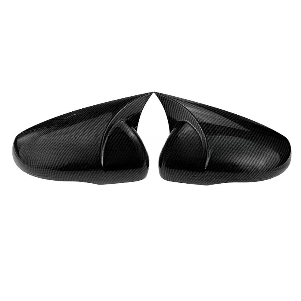 Para VW Volkswagen Golf 6 MK6 GTI GTD 2009-2013 Capa de espelho retrovisor lateral de carro Tampa de asa Tampa de porta externa Acabamento em fibra de carbono