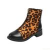 Modische vielseitige Herbst Winter neuer Stil dicker Absatz eckige Spitze Damenstiefel elegant minimalistisch Damen Kurzstiefel
