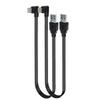 USB to Type C Power Supply Cord Male to Male Connector Wire 10W Fast Charging Cable for Multiple Devices 10-100cm