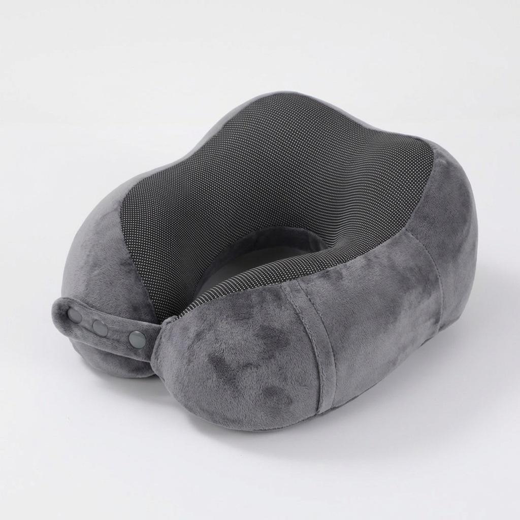 

Memory Foam U-shaped Travel Neck Pillow - Portable Airplane Sleep and Support Cushion 28*25*15 cm