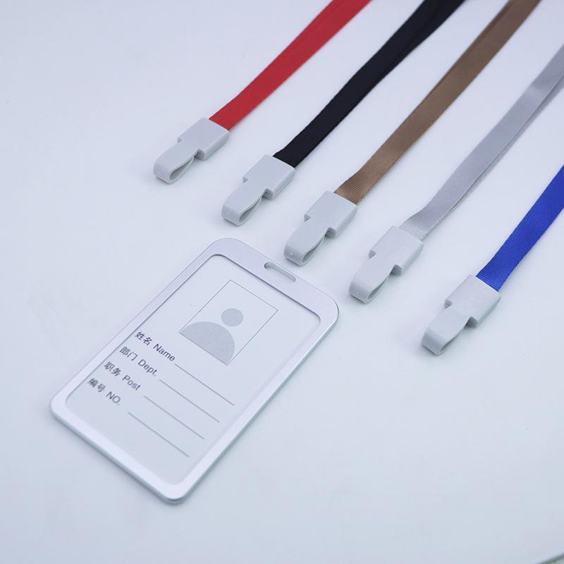 Aluminum Alloy ID Card Holder with Lanyard