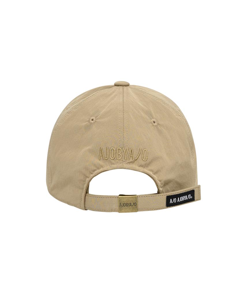 AJOBYAJO Arch Logo Nylon Cap [Beige]
