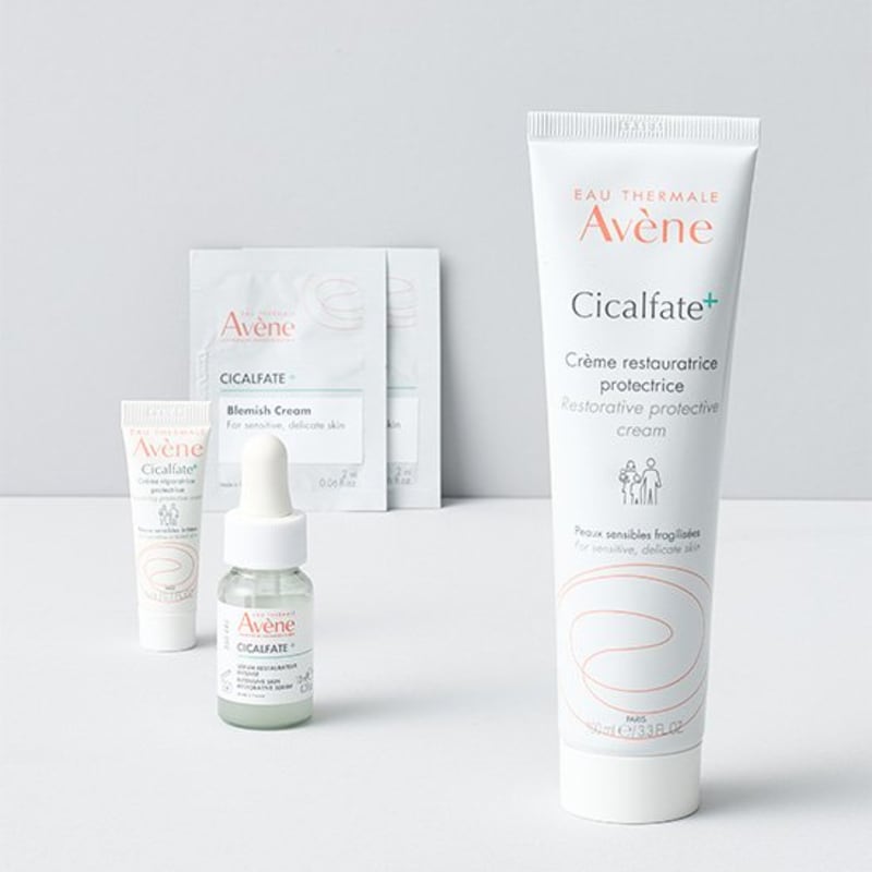 [Avene] Cicalfate + SOS Cream Planning Set (100mL, Cicalfate Serum 10mL, SOS Cream 5mL, Blemish Cream 2mL*2)