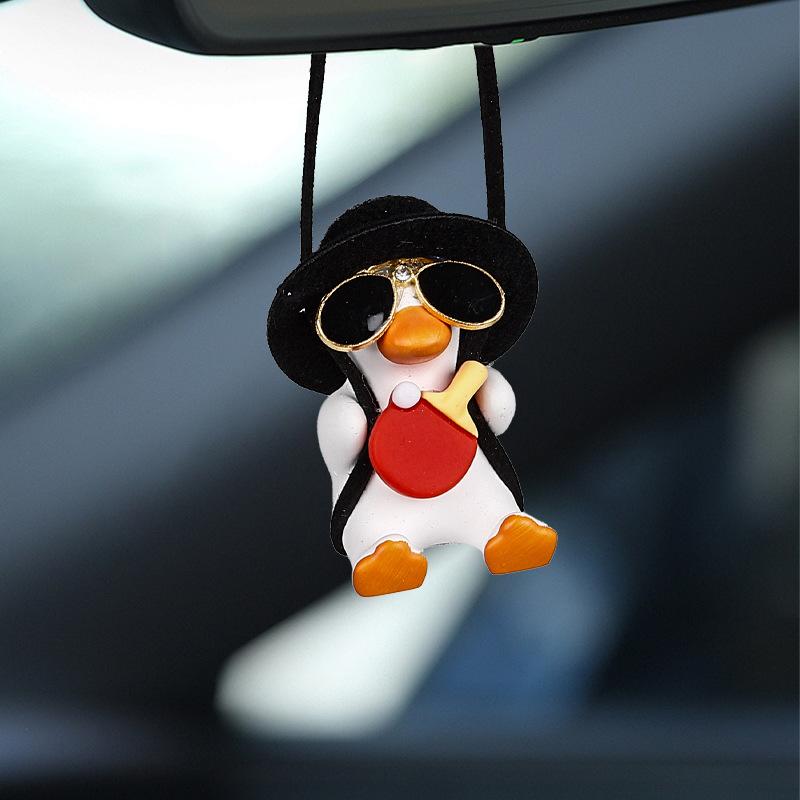 Car Pendant Swing Duck Car Rearview Mirror Pendant Car Pendant Car Pendant