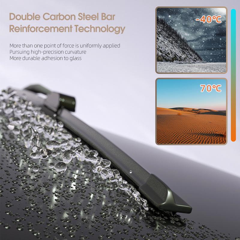 Für Renault Captur Kaptur 2013-2023 Frontscheibenwischerblätter 2x Windschutzscheibenfenster Zubehör 2014 2015 2016 2017 2019 2021