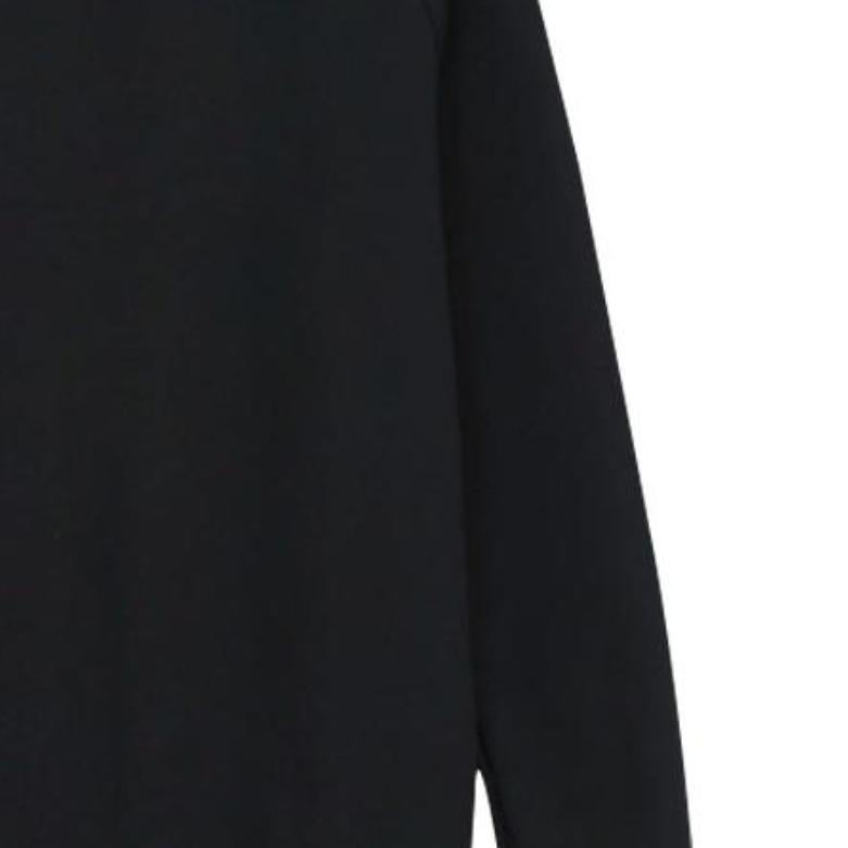 Adidas Sports Casual Pullover Sweatshirt Black White Logo Unisex Sweatshirt ADICSTL06-BW