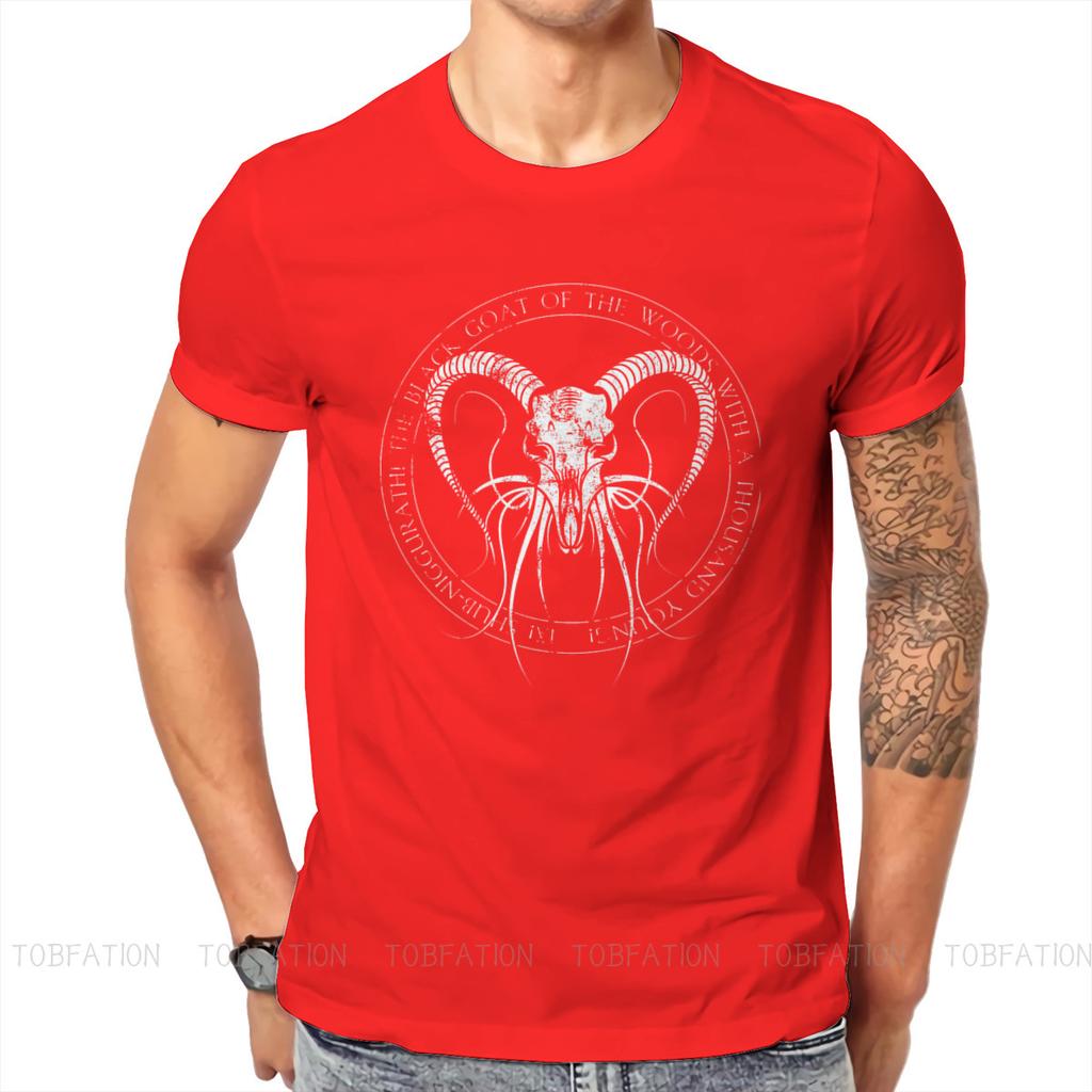 Cthulhu Mythos Shubniggurath Siegel T-Shirt Klassisch Grafik Unisex Kleidung Oberteile Übergröße Baumwolle Rundhals T-Shirt