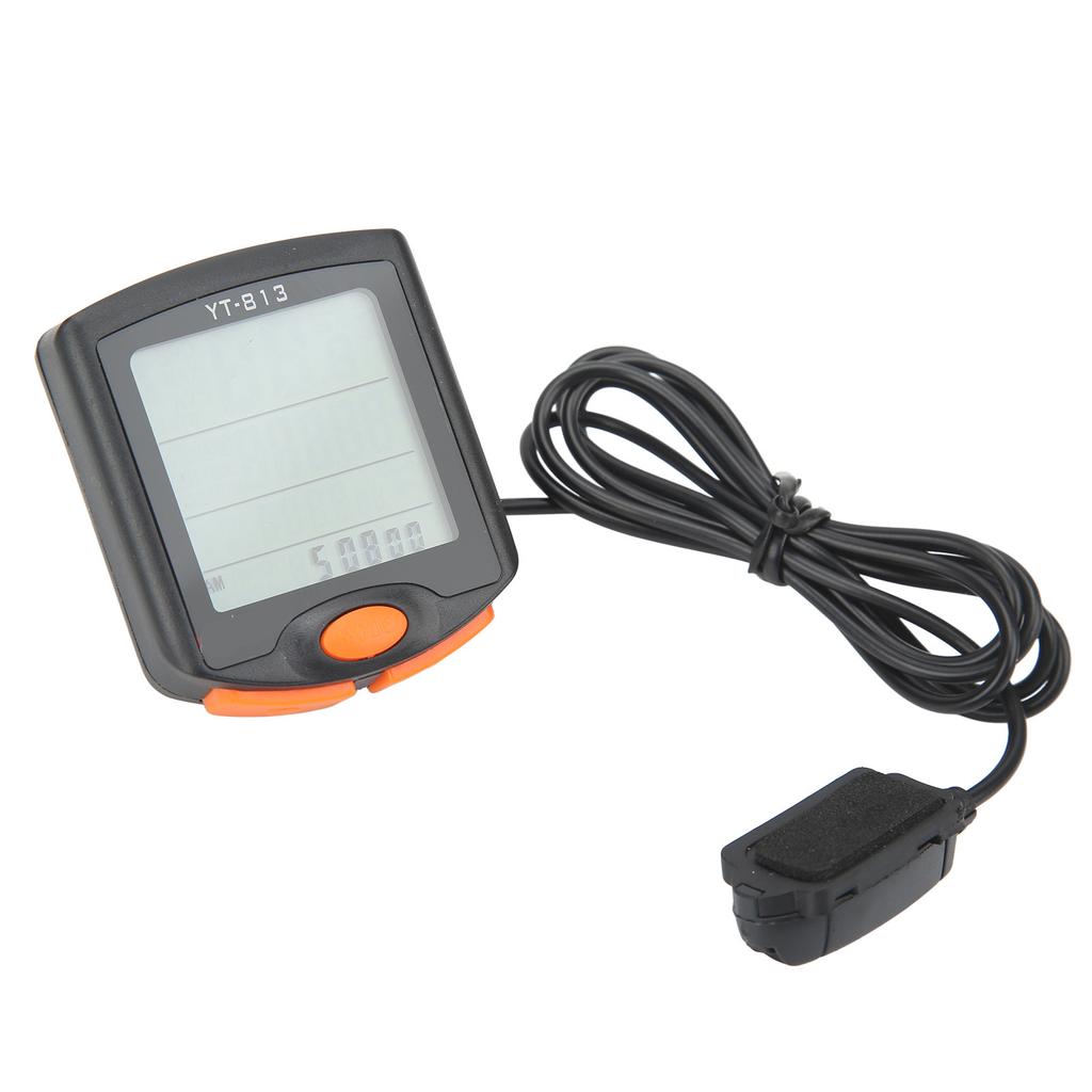 Bike Computer Wired Waterproof Cycling Computer Metric Inch Units Multifunction Bike Speedometer