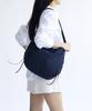 Socharming Lace-Up Hobo Bag - Black