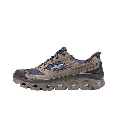 Zapatos Funcionales para Exteriores Cómodos de Caña Baja Amortiguadores Zapatos de Hombre Azul Marrón 237814-NVBR
