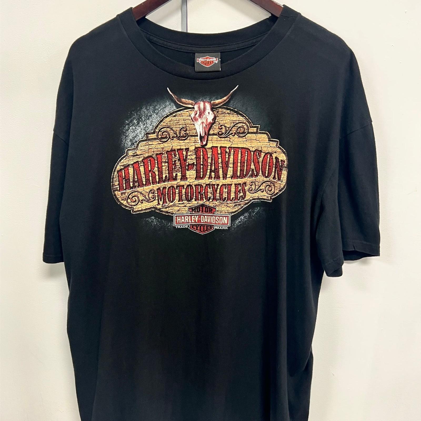 2012 Harley Davidson Union City Tennessee Motorcycles Black T-Shirt 2x 0120 Unisex T-Shirt S