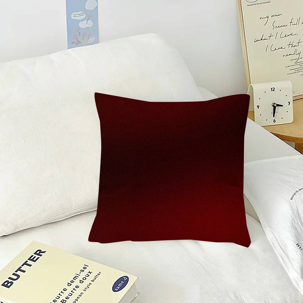 INS Black And Red Cm Cushion Cover Pillow Cover Decor Pillowcase Home Pillowcase for Couch Pillow