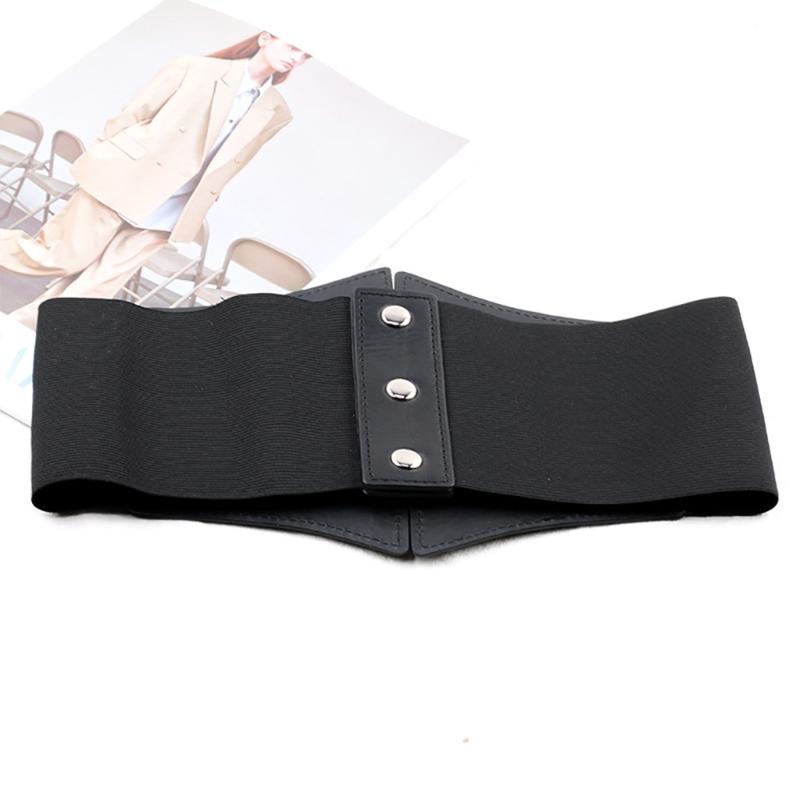 Stretchy Cinch Belt For Dresses Buckle Slimming Body Belts for Women Elastic High Waist Hiphop Rock Nightclub Sexy Jeans