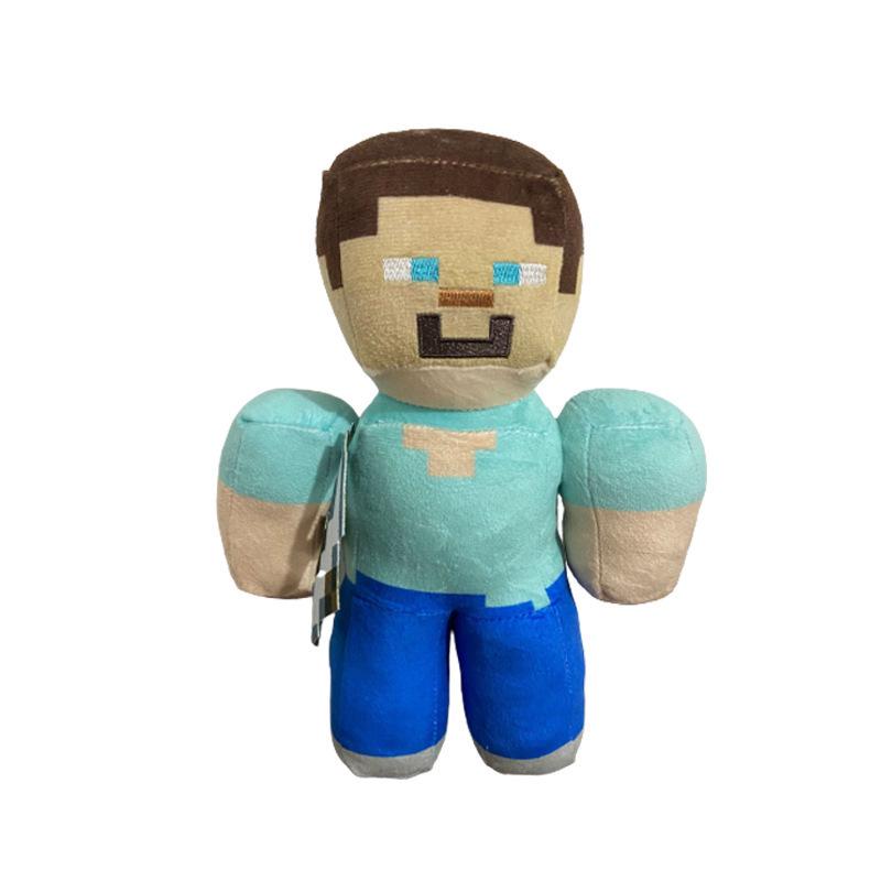 Hot-Selling Minecraft Plush Toy Set: Enderman, Creeper, and Steve