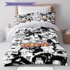 Cartoon Pattern Bedding Quilt Set Quilt Cover Pillowcase Home Decoration Birthday Gift (1 * duvet cover + 2 * pillowcase, without core)