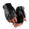Coole PU-Fahrhandschuhe Punk-Performance-Handschuhe Modische fingerlose Fäustlinge Party