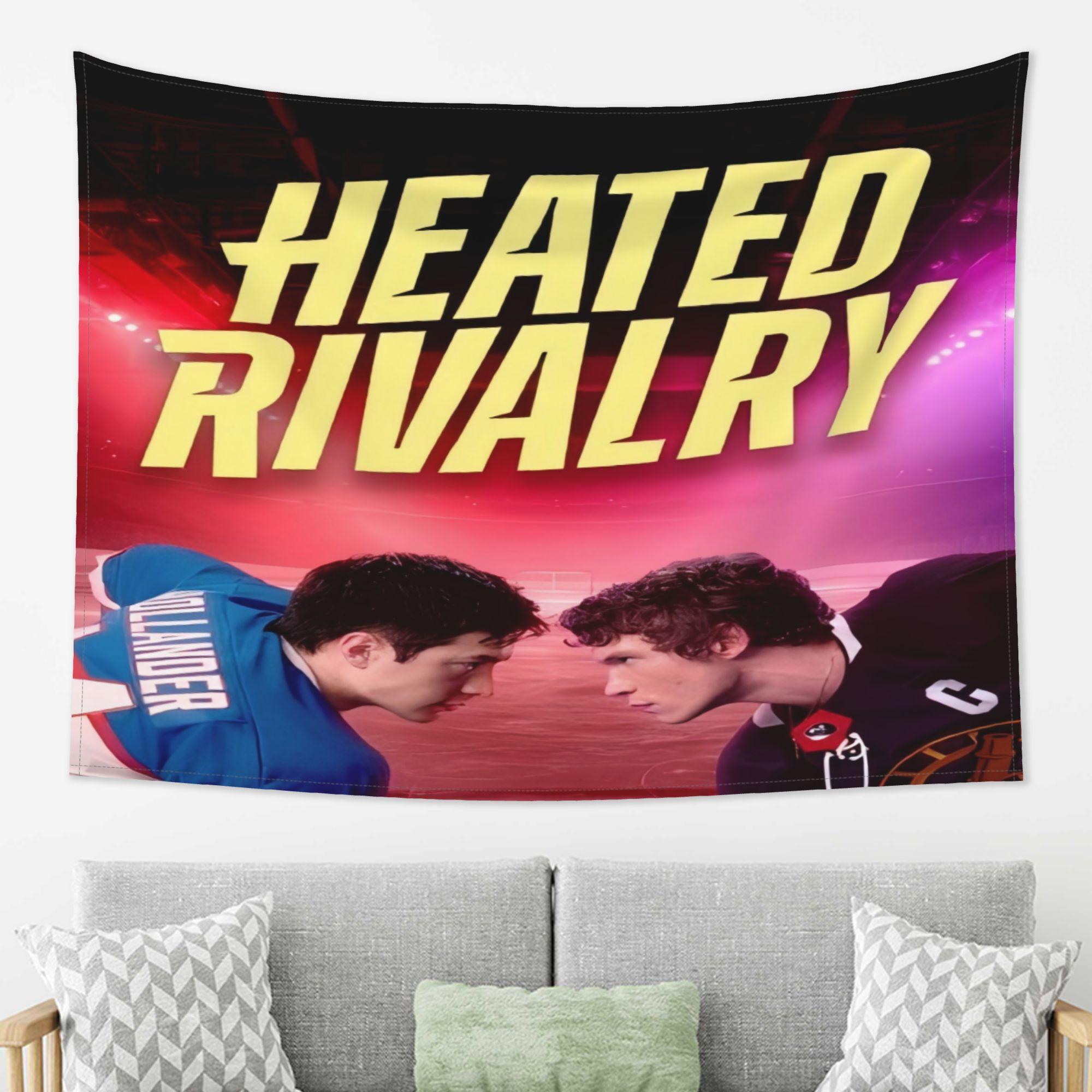 

VIKAMA Hockey Rivalry Portrait Tapestry Has Added An Energetic Sports Vibe Ideal For Elevating Bedroom Game Room And Fan Spaces 74x94cm(29x37in)