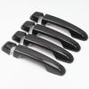 8pcs Carbon Fiber Exterior Side Door Handle Cover For Toyota 4Runner 2010-