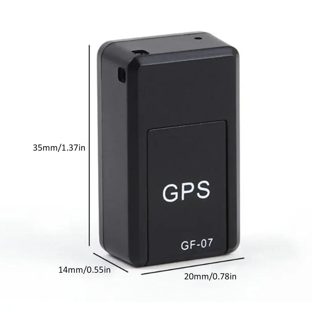 Car Tracker Mini GF-07 GPS Real Time Tracking Anti-Theft Anti-lost Key Pet Locator Strong Magnetic Mount SIM Message Positioner