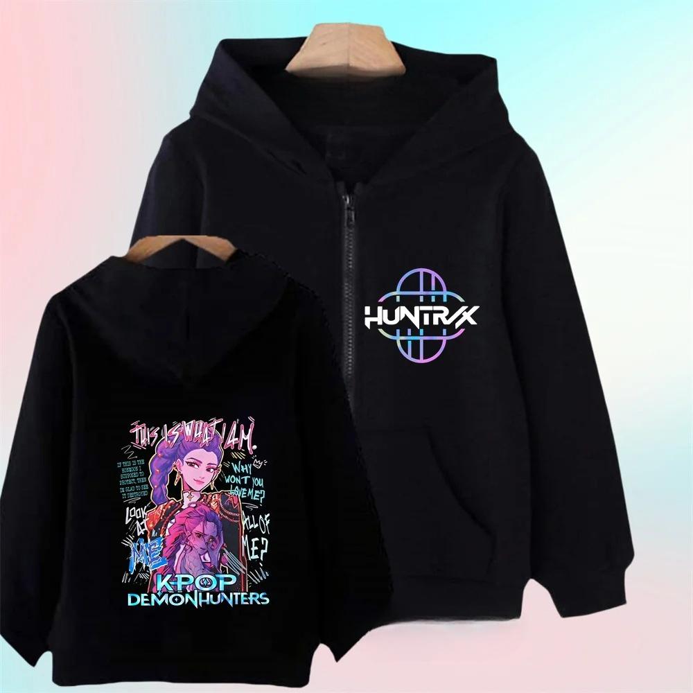 Hoodies Sweatshirts Kinder Unisex Reißverschluss Cartoon Bedruckter Hoodie Mädchen Mode Pullover Langarm Locker Lässig