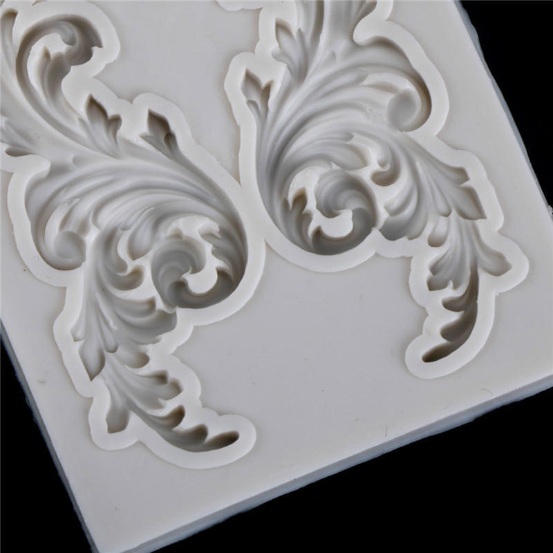 Tårtkant Silikonform Sockerkonst Fondant Kakform Juldekor Tårtverktyg