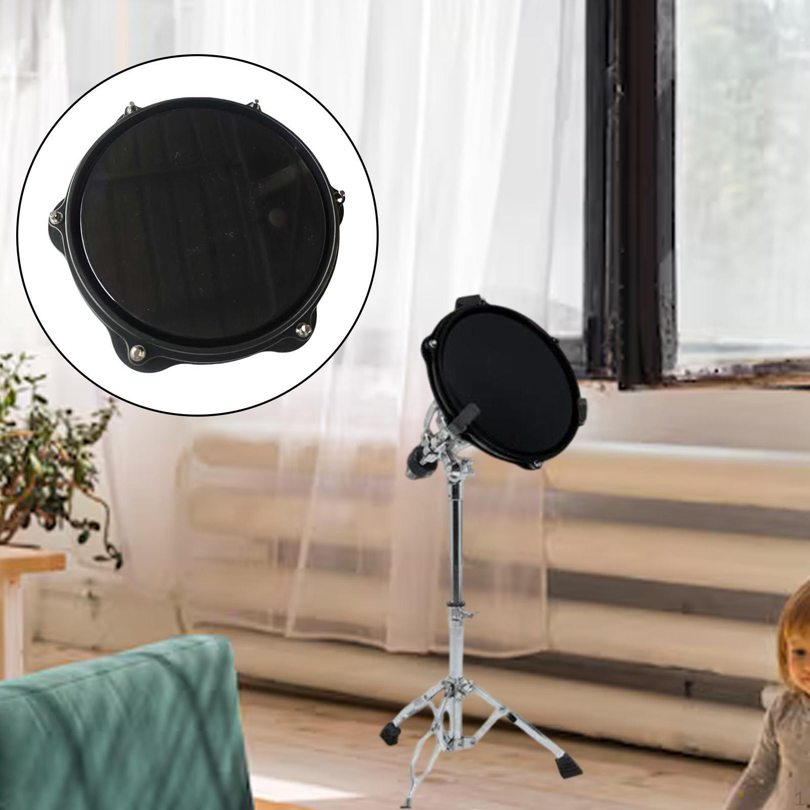 

Тренировочный пэд для барабанов, Бесшумный портативный сменный подарок Диаметр 7,56 дюйма для исполнения рудиментов