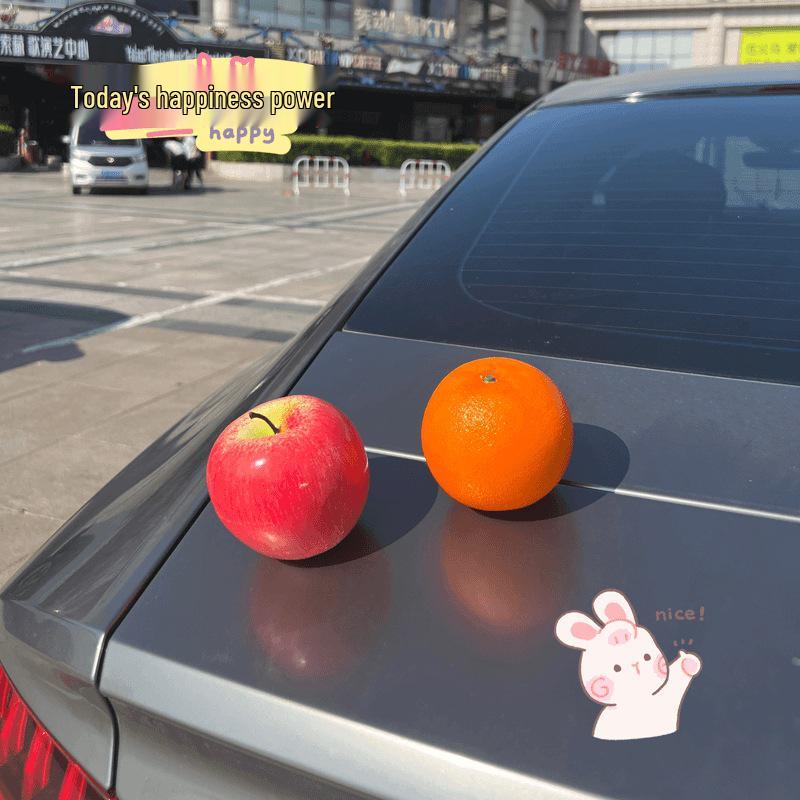 Apfel Frucht Auto Schmuck für Konsole - Elektrofahrzeug Innen-/Außendekoration Weihnachten