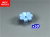 MOC Bricks Plant Petal Rose Flower Grass Tree Farm House Garden Accessories City View Country Building Blocks Children's Toys