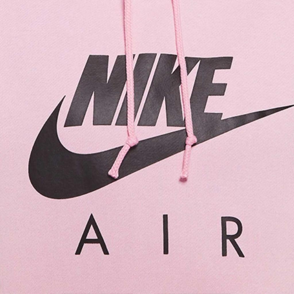 Nike Logo Loose Fit Hoodie Women Hoodies Pink DA3192-636