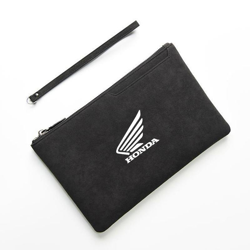 Wildleder Auto Fahrdokumente Taschen Kreditkarten Aufbewahrungstasche Ausweis Hülle Für Honda CBR 125R 954 600 F4i 650F 650R 1100XX 1000F CBR 600