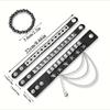 1 Set Punk Bracelets For Men Women Punk Gothic Spike Rivets Pu Leather Bracelet Bangles Hip Hop Party Jewelry Gift