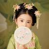 Flower Ancient Hair Stick Sets Chinese Style Wedding Hair Accessories  Cheongsam