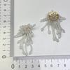 Crystal Tassel Woven Flower Hairpin & Earring Accessories